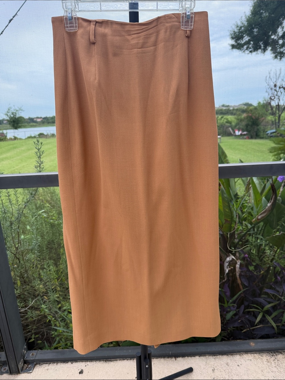Jones New York light Burnt Orange Maxi Skirt
